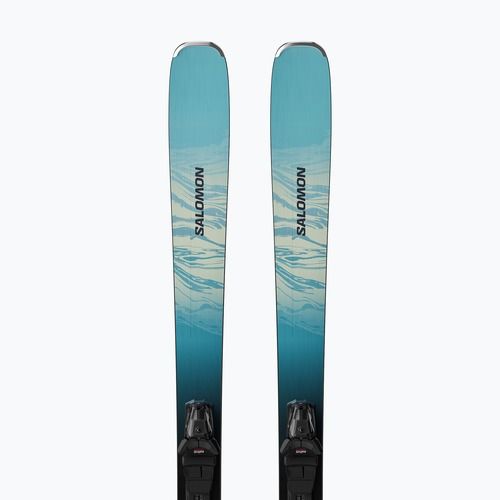 Schiuri de coborâre pentru femei Salomon Stance W 80 + legături M10 GW alaskan blue/porcelain/lime cream