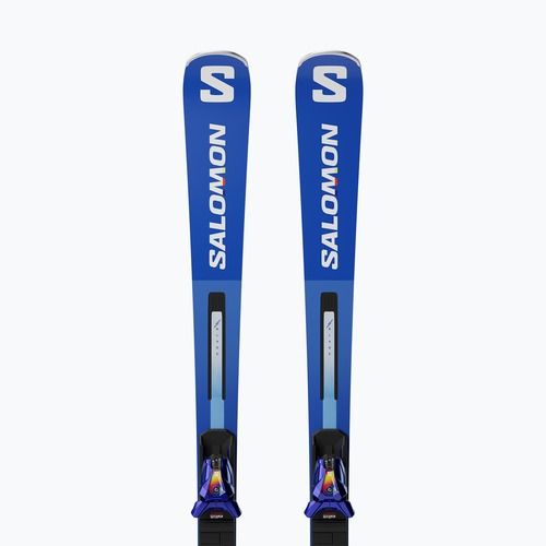 Schiuri de coborâre Salomon S/Race SL Pro + legături I12 GW race blue/white