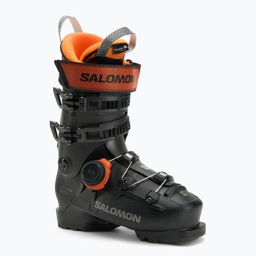Încălțăminte de schi pentru bărbați Salomon S/Pro Supra Boa 110 GW black/beluga metallic/orange tiger