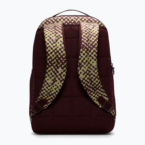 Rucsac de antrenament Nike Brasilia 9.5 24 l burgundy crush/black/volt