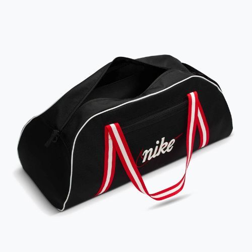 Geantă de antrenament pentru femei Nike Gym Club Retro 24 l black/university red/sail