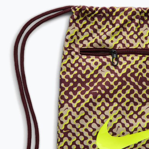 Sac Nike Brasilia 9.5 18 l burgundy crush/black/volt