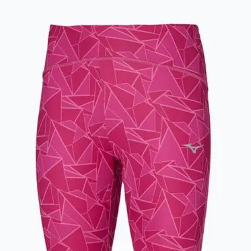 Colanți de alergare pentru femei Mizuno 7/8 Printed pink peacock