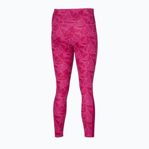 Colanți de alergare pentru femei Mizuno 7/8 Printed pink peacock