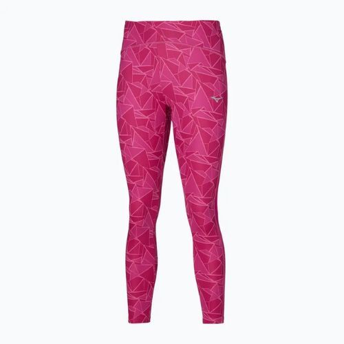 Colanți de alergare pentru femei Mizuno 7/8 Printed pink peacock