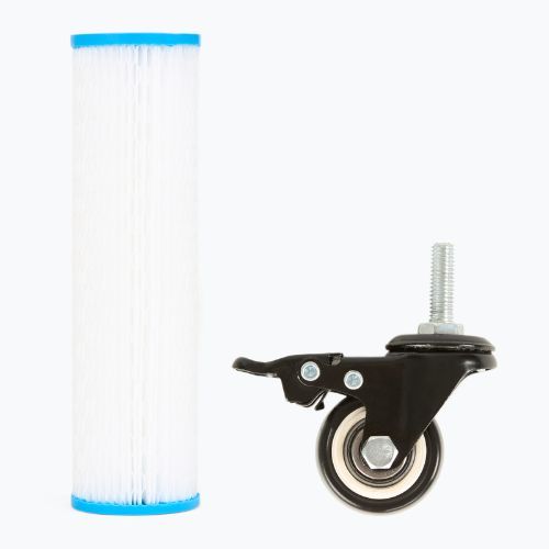 Set AQUASTIC piscina 382L cu agregat pentru băi în apă rece BrrFree negru