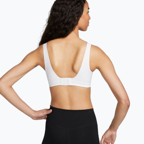 Sutien de antrenament Nike Alpha High-Support white/white/stone mauve/black