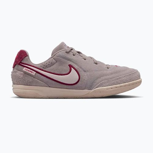 Încălțăminte de fotbal pentru copii Nike Tiempo Streetgato Premium Jr Moon Particle/Team Red/Chalk