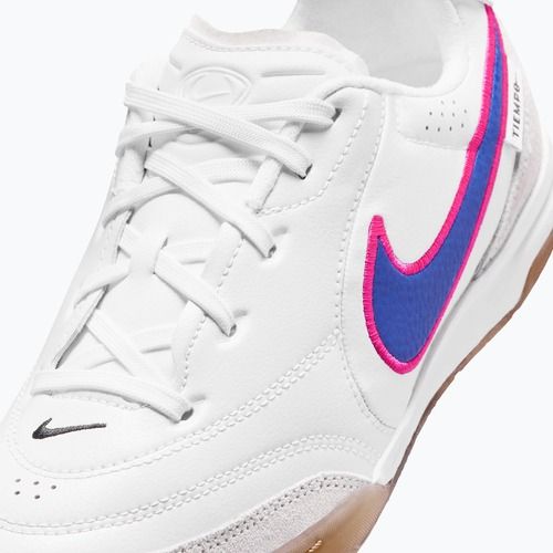 Încălțăminte de fotbal pentru copii Nike Tiempo Streetgato Jr white/pink blast/racer blue