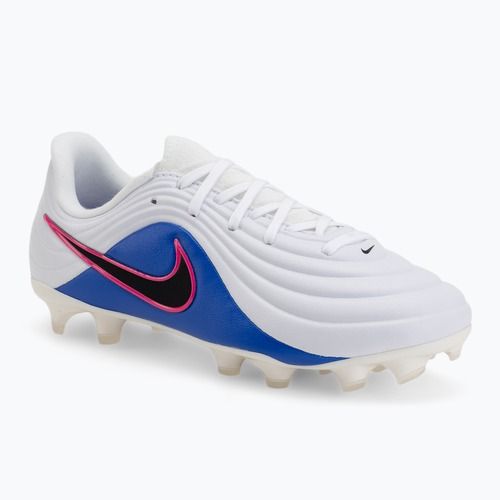 Încălțăminte de fotbal pentru copii Nike Tiempo Maestro Academy Jr FG/MG white/racer blue/pink blast/black