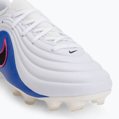 Încălțăminte de fotbal pentru copii Nike Tiempo Maestro Academy Jr FG/MG white/racer blue/pink blast/black