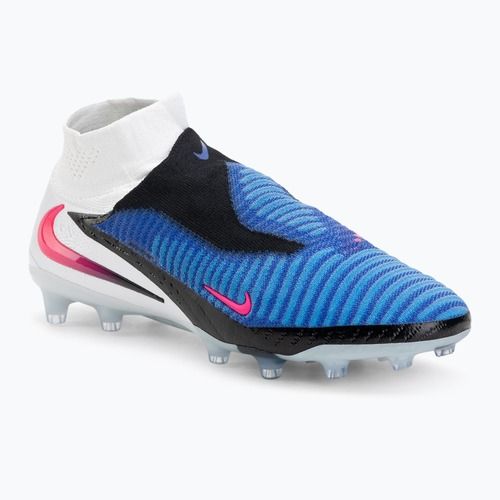 Încălțăminte de fotbal pentru bărbați Nike Phantom 6 High Elite AG racer blue/white/pink blast