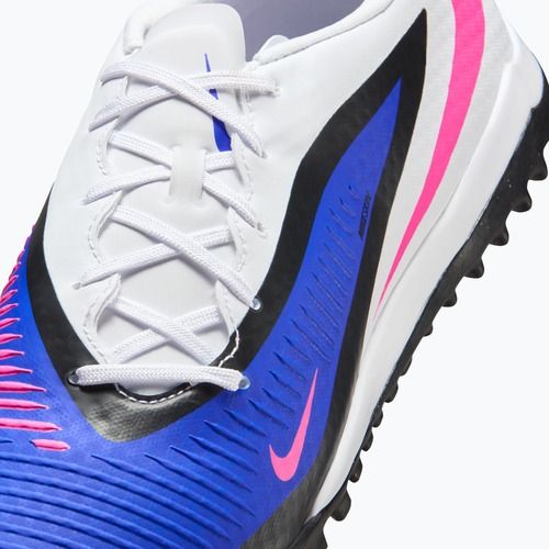 Ghete de fotbal pentru bărbați Nike Phantom 6 Low Academy TF racer blue/white/pink blast