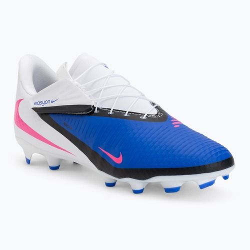Încălțăminte de fotbal pentru bărbați Nike Phantom 6 Low Academy EasyOn FG/MG racer blue/white/pink blast