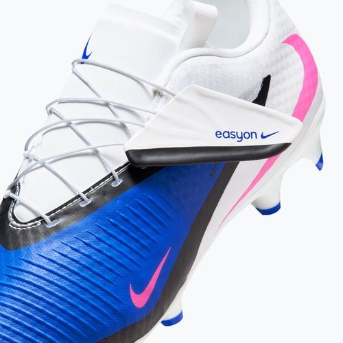 Încălțăminte de fotbal pentru bărbați Nike Phantom 6 Low Academy EasyOn FG/MG racer blue/white/pink blast