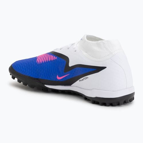 Ghete de fotbal pentru bărbați Nike Phantom 6 High Academy TF racer blue/white/pink blast