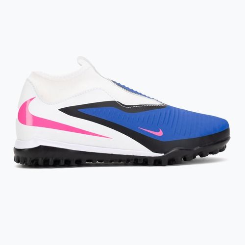 Încălțăminte de fotbal pentru copii Nike Phantom 6 High Academy TF racer blue/white/pink blast