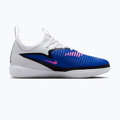 Încălțăminte de fotbal pentru copii Nike Jr. Phantom 6 Low Academy IN racer blue/white/pink blast