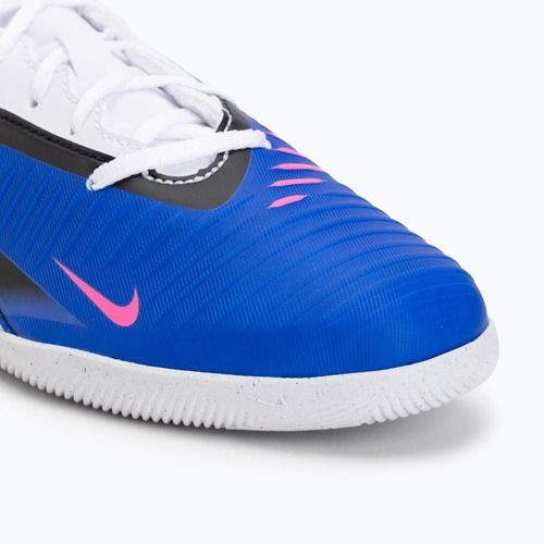 Încălțăminte de fotbal pentru copii Nike Jr. Phantom 6 Low Club IN racer blue/white/pink blast