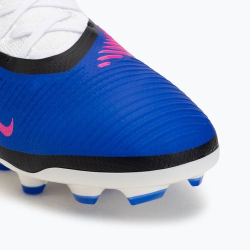 Ghete de fotbal pentru copii Nike Phantom 6 Low Pro FG/MG racer blue/white/pink blast