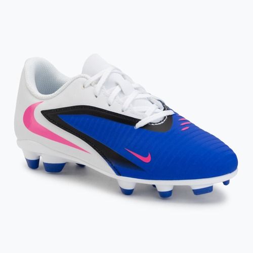 Ghete de fotbal pentru copii Nike Phantom 6 Low Club MG racer blue/white/pink blast
