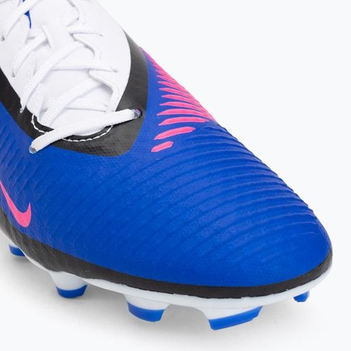 Încălțăminte de fotbal pentru bărbați Nike Phantom 6 Low Academy FG/MG racer blue/white/pink blast