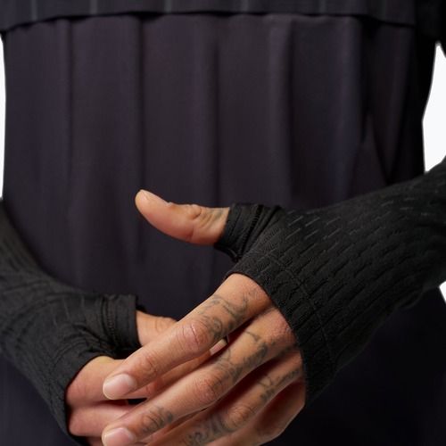 Longsleeve de fotbal pentru bărbați Nike Paris Saint-Germain Strike Elite SE Aerogami Shell Top black/black/atmosphere grey