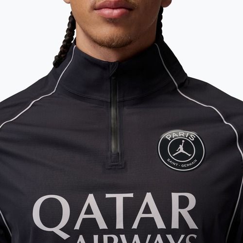 Longsleeve de fotbal pentru bărbați Nike Paris Saint-Germain Strike Elite SE Aerogami Shell Top black/black/atmosphere grey