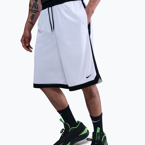 Pantaloni scurți de baschet pentru bărbați Nike DNA Academy Dri-FIT 11" white/black/black