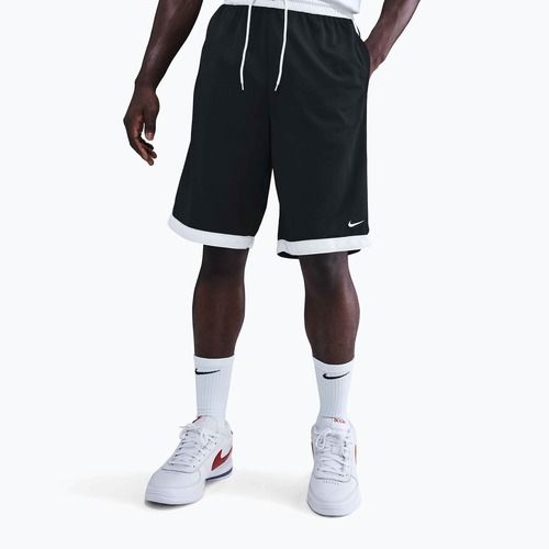 Pantaloni scurți de baschet pentru bărbați Nike DNA Academy Dri-FIT 11" black/white/white