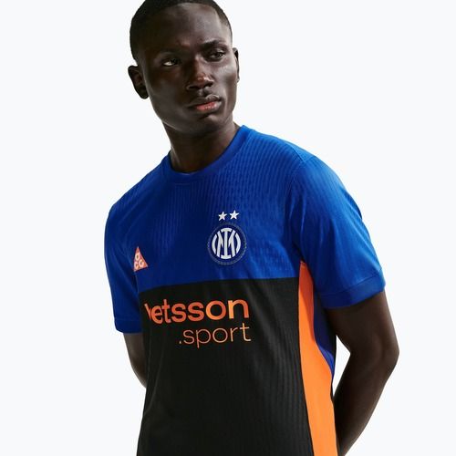 Tricou de fotbal pentru bărbați Nike Inter Milan Match SE hyper blue/black/safety orange