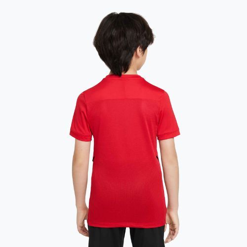Tricou de fotbal pentru copii Nike Academy Dri-Fit Jr university red/university red/black