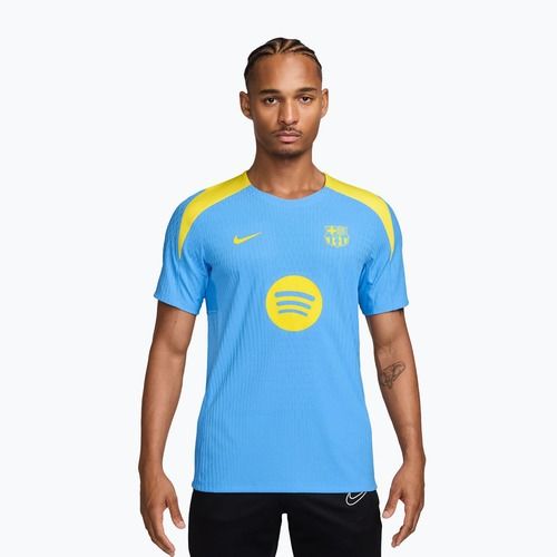 Longsleeve de fotbal pentru bărbați Nike FC Barcelona Strike Elite SE Drill Top university blue/opti yellow/opti yellow