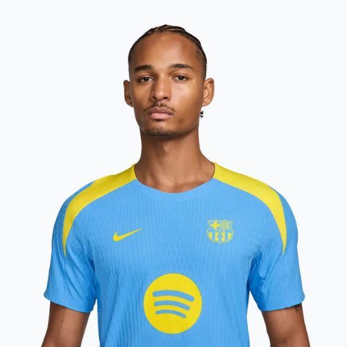 Longsleeve de fotbal pentru bărbați Nike FC Barcelona Strike Elite SE Drill Top university blue/opti yellow/opti yellow