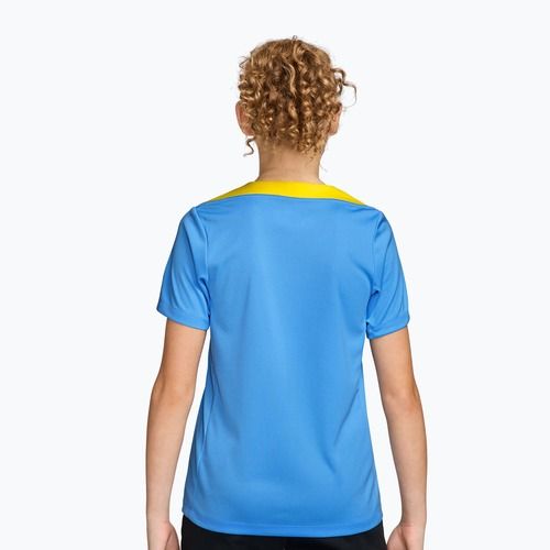 Tricou de fotbal pentru copii Nike FC Barcelona Strike SE Jr university blue/opti yellow