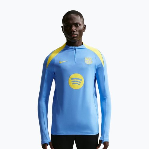 Longsleeve de fotbal pentru bărbați Nike FC Barcelona Strike Fourth Knit Drill Top university blue/opti yellow