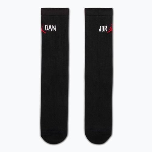 Șosete  Jordan Everyday Crew 1 pair black/white/university red