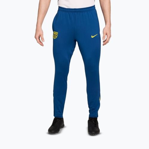 Pantaloni pentru bărbați Nike FC Barcelona Strike SE gym blue/opti yellow