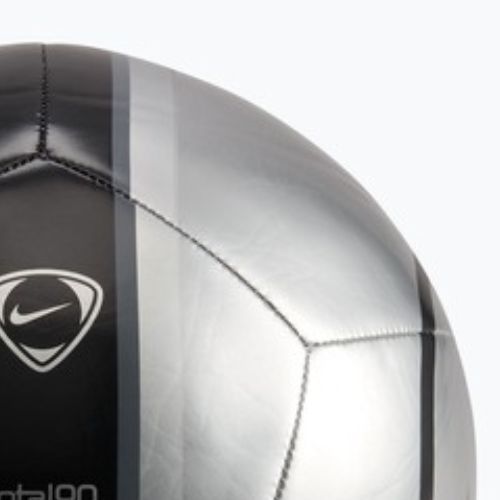 Minge de fotbal Nike Academy T90 Metallic '26 metallic silver/black/black mărimea 5