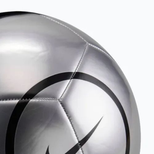 Minge de fotbal Nike Academy T90 Metallic '26 metallic silver/black/black mărimea 4