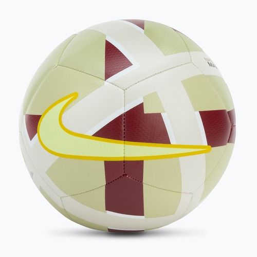 Minge de fotbal Nike Maestro olive aura/team red/chalk/light liquid lime mărimea 4