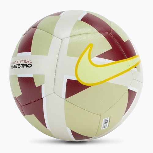 Minge de fotbal Nike Maestro olive aura/team red/chalk/light liquid lime mărimea 4