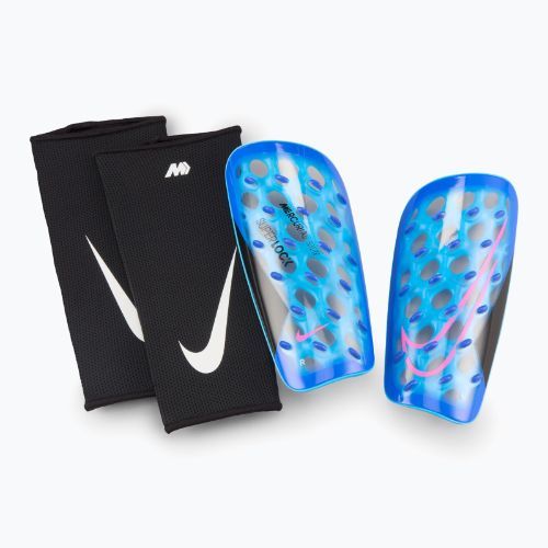 Apărători pentru tibii Nike Mercurial FlyLite SuperLock Racer Blue/Black/Pink Blast