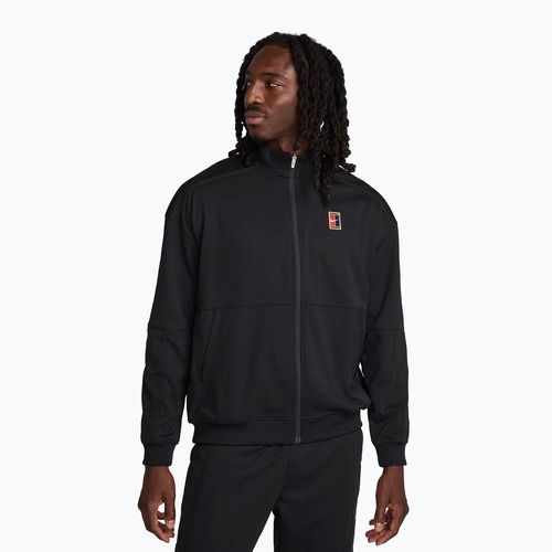 Bluză de tenis pentru bărbați Nike Court Heritage black/black