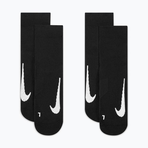 Șosete Nike Court Multiplier Max 2 perechi black/black