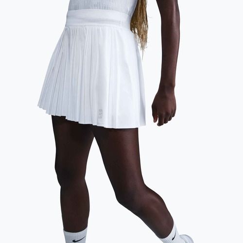 Fustă de tenis Nike Court Dri-Fit Advantage Pleated white/white