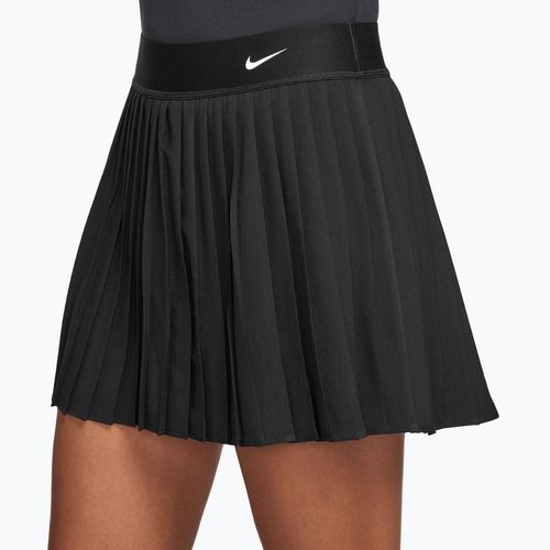 Fustă de tenis Nike Victory Dri-Fit High-Waisted Pleated black/white