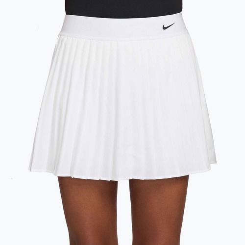 Fustă de tenis Nike Victory Dri-Fit High-Waisted Pleated white/black