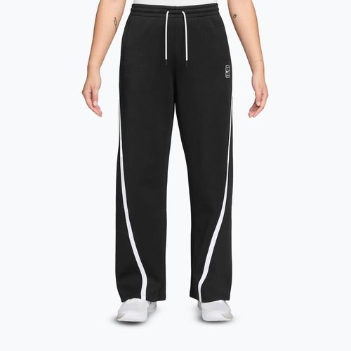 Pantaloni de tenis pentru femei Nike Advantage Dri-Fit Mid-Rise black/white