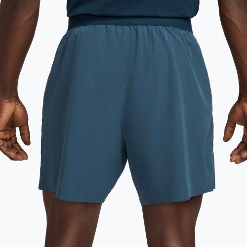 Pantaloni scurți de tenis pentru bărbați Nike Court Dri-Fit Advantage 6" Armory Navy/White